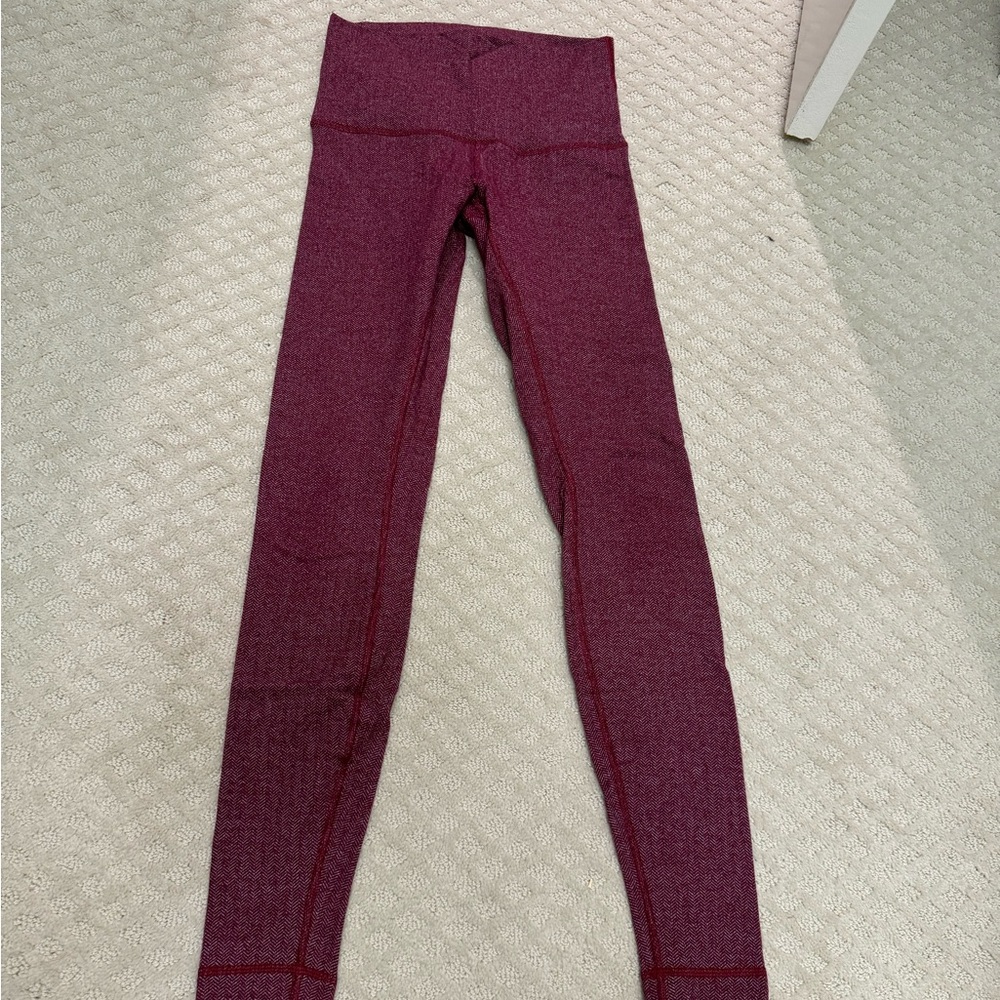Lululemon Maroon Leggings